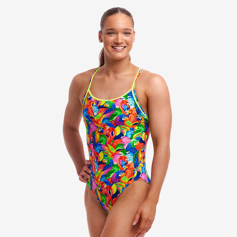 FUNKITA LADIES DIAMOND BACK 1PC - BRIGHT BIRDS