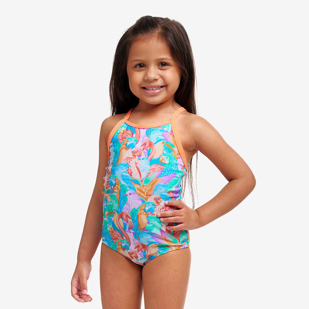 FUNKITA TODDLER GIRLS PRINTED 1PC - BIRDSVILLE