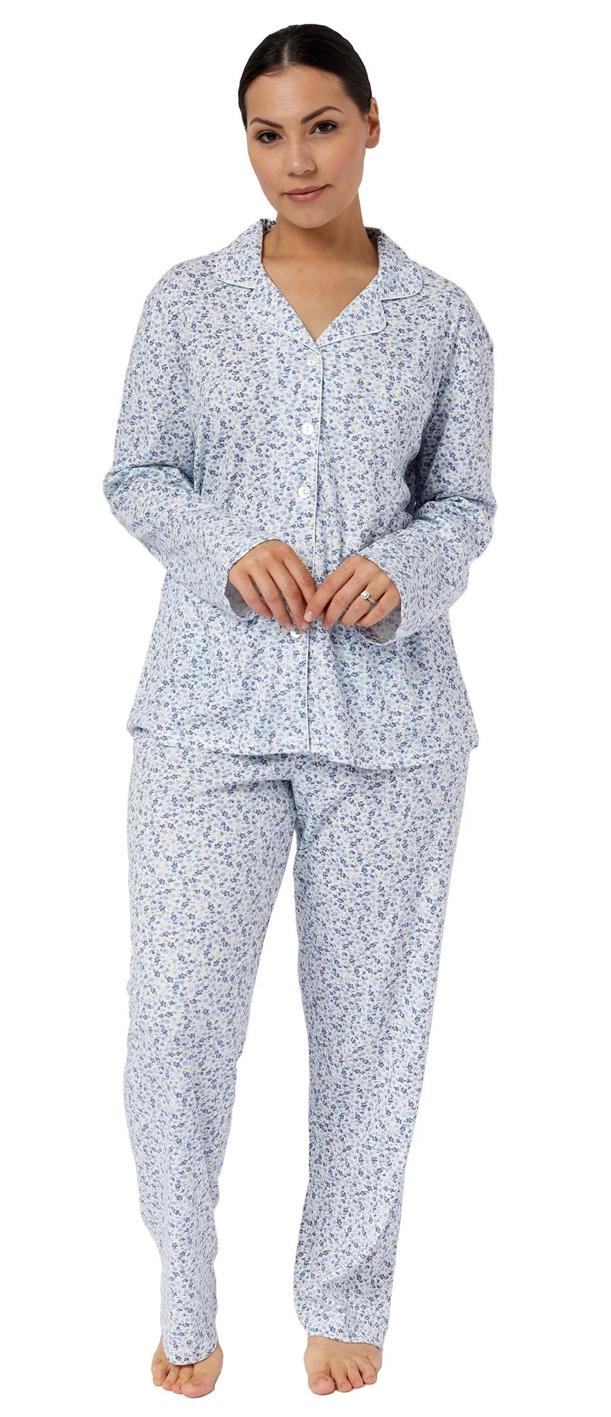 SCHRANK DITSY REVERE PJ SET - SK105D  BLUE & PINK